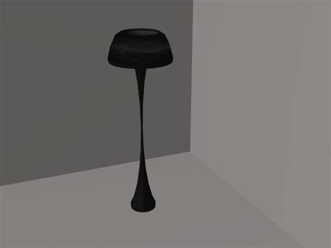 Second Life Marketplace - *Lok's* 1 Prim Halogen Floor Lamp (Black/Black)