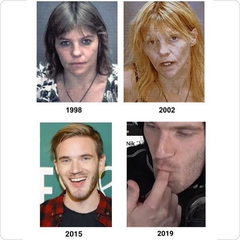 Drug addiction: Before and After : r/PewdiepieSubmissions