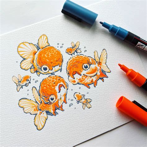 Art Drawings Sketches, Animal Drawings, Cute Drawings, Posca Marker, Marker Art, Pretty Art ...