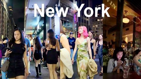 Nightlife NYC, Flatiron + Koreatown nightlife walking tour,bars,restaurants, nightclubs (4K ...