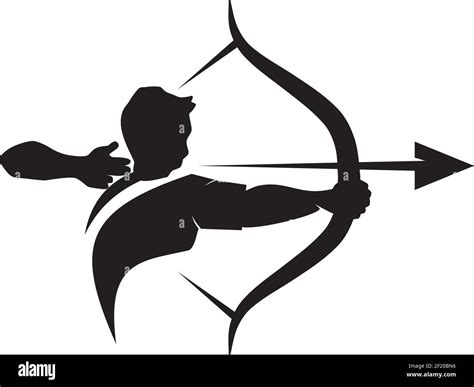 Archer man logo design vector template Stock Vector Image & Art - Alamy