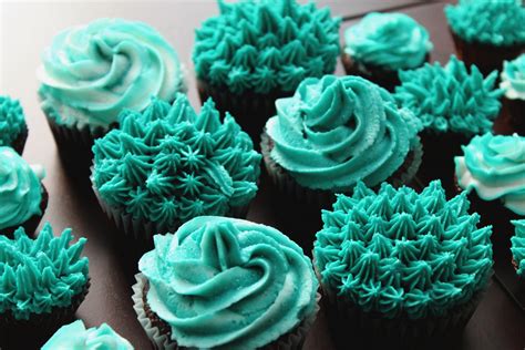 Cupcations : Teal Cupcakes