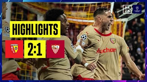 RC Lens - FC Sevilla | UEFA Champions League | DAZN Highlights - YouTube