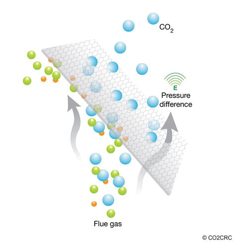 Membrane separation Carbon dioxide passes through the membrane more easily than other gases ...