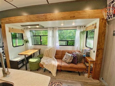 Fun And Simple RV Remodel Ideas For Your 5th Wheel | Rv interior remodel, Diy camper remodel, Rv ...