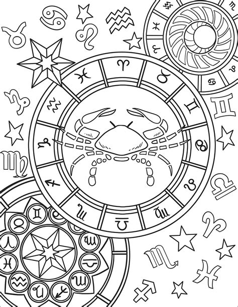 Zodiac Signs Coloring Pages - Free Printable Coloring Pages for Kids