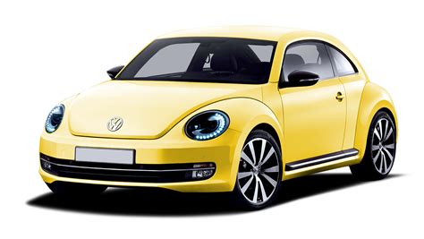 Yellow Volkswagen Beetle PNG car image