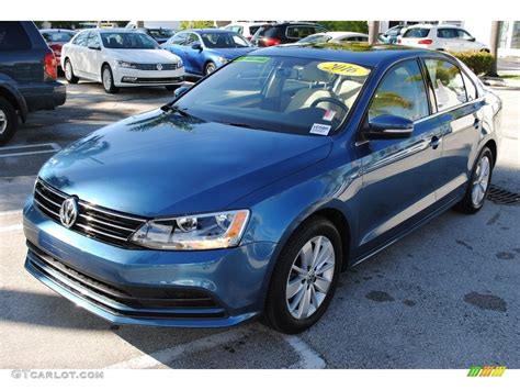 2016 Silk Blue Metallic Volkswagen Jetta SE #116805925 Photo #4 ...