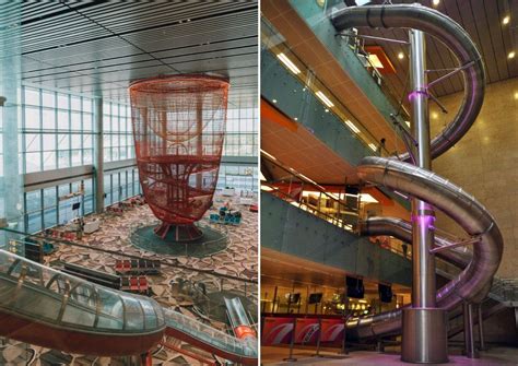 Changi Airport: A New Slide Brings You Straight to Your Boarding Gate