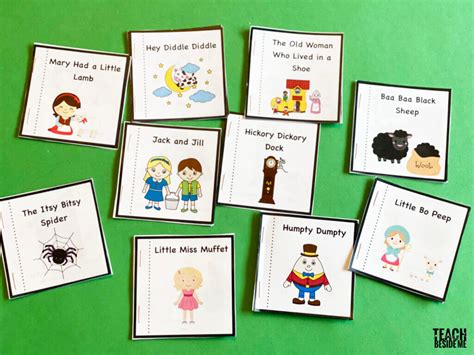 Mother Goose Nursery Rhymes Teaching Ideas - Teach Beside Me