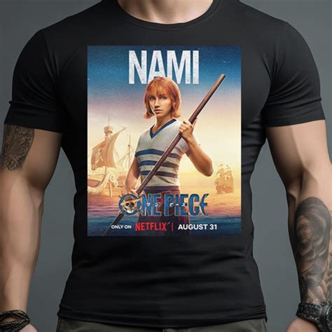 Nami One Piece Live Action Netflix Poster T Shirt - Hersmiles