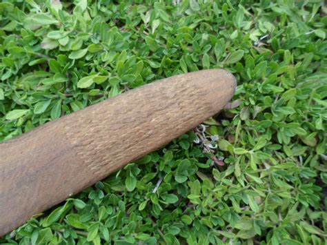 ABORIGINAL OLD WOOD WOODEN BOOMERANG NORTH WESTERN AUSTRALIA SPINIFEX ...