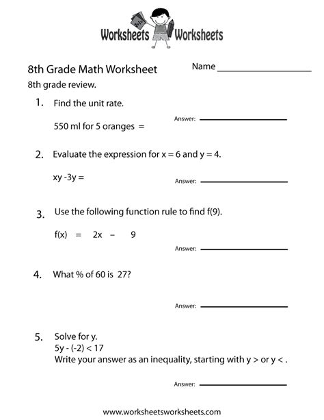 8th Grade English Worksheets Pdf - Worksheet Now