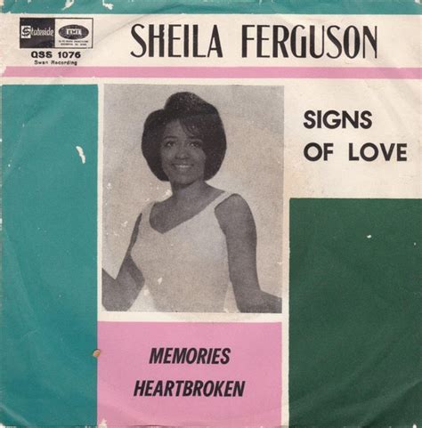 Sheila Ferguson – Signs Of Love / Heartbroken Memories (1965, Vinyl ...