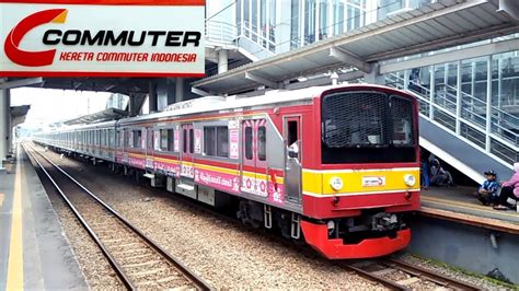 KRL - KERETA LISTRIK COMMUTER LINE INDONESIA - YouTube