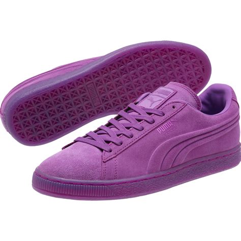 Lyst - Puma Suede Embossed Iced Fluo Men's Sneakers in Purple for Men