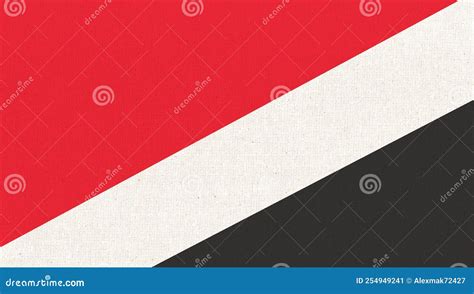 Flag Of Sealand. National Flag Of Sealand On Fabric Surface. Island Country Stock Image ...