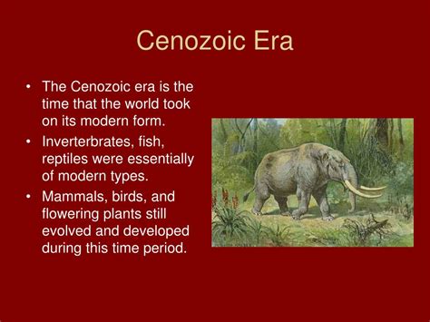 Cenozoic Era Definition Facts Timeline Animals