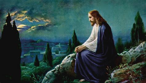 Jesus Praying In The Garden Of Gethsemane Painting at PaintingValley.com | Explore collection of ...