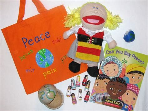 Peace literacy bag Book Themed Activities, Literacy Bags, Home Connections, Imagination Station ...