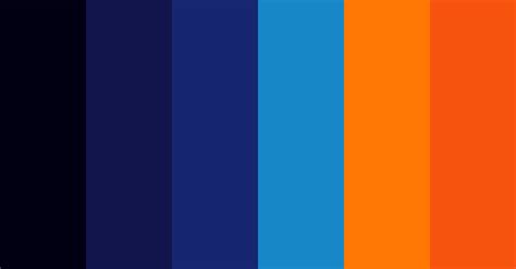 Black, Blue & Orange Color Scheme » Black » SchemeColor.com