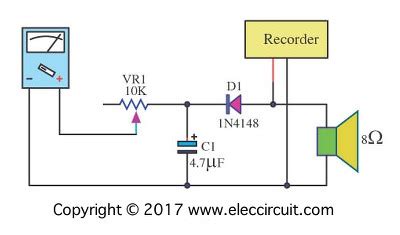 Analog Vu Meter Schematic Diagram | the power of wirings