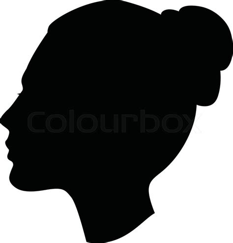 Women head | Stock Vector | Colourbox