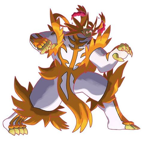 Devildman on Instagram: “Gigantamax URSHIFU - Tiger Claw Style Fighting/Fire 👊 🔥 🔸 🔸 #pokemon # ...