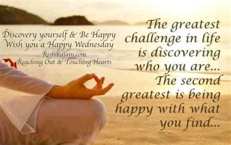 Wednesday Wishes ~ Discover yourself & Be Happy - Inspirational Quotes ...