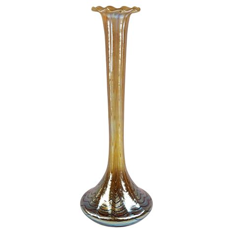 Loetz Art Nouveau Glass Vase Phenomenon Gre Crete 6893, Austria-Hungary ...