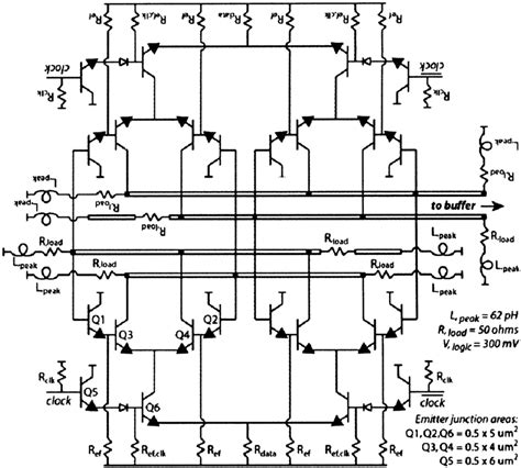 Circuit schematic; 2:1 static frequency divider. | Download Scientific Diagram