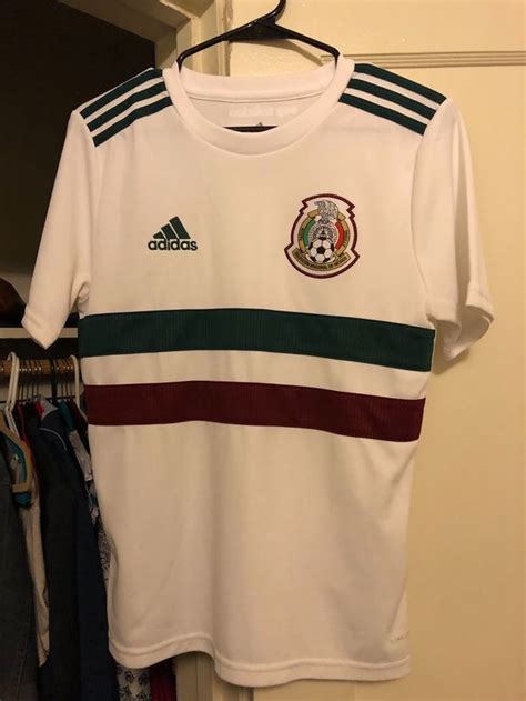 AUTHENTIC ADIDAS MEXICO JERSEY WHITE YOUTH LARGE OR WOMENS SMALL # ...