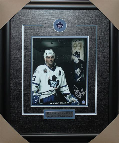 Doug Gilmour Signed Autograph Toronto Maple Leafs 8x10 Framed - Etsy