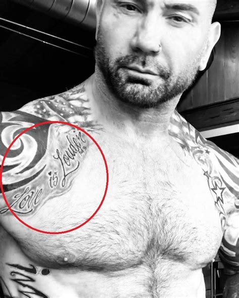 Dave Bautista's 33 Tattoos & Their Meanings - Body Art Guru