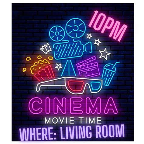 Movie Night Poster Digital Download Customizable Home Theater, Family ...