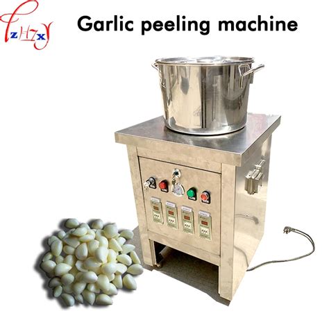 All stainless steel automatic garlic peeling machine home / commercial automatic garlic peeled ...