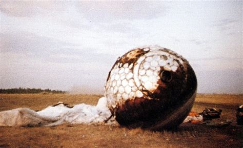 ESA - Vostok 1's reentry capsule after landing