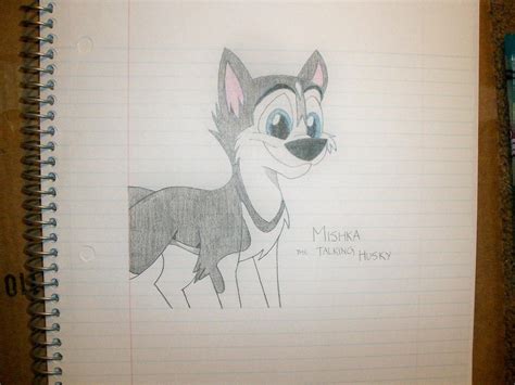 Mishka The Talking Husky [Sketch] by Scamp4553 on DeviantArt