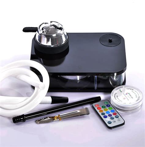 Top Grade Acrylic Hookah Tobacco Smoking Set Hookah Shisha with Bowl Hose Charcoal Holder ...