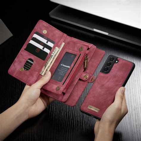 CaseMe Multifunctional Wallet Leather Case for Samsung S21 FE – Otitio Shop