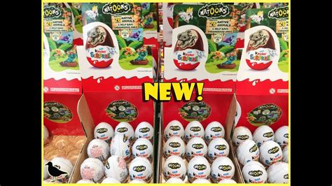 Kinder Surprise Natoons Surprise Eggs Opening! Native Animals Toys | Birdew Reviews - YouTube