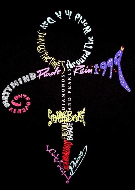 Prince Symbol with Album Titles FRIDGE Magnet 2.5" x 3.5" | Prince tattoos, Prince symbol ...