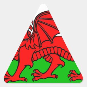 Welsh Flag Stickers | Zazzle