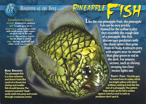 Pineapple Fish | Weird n' Wild Creatures Wiki | FANDOM powered by Wikia