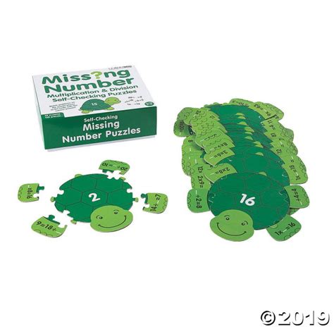 Missing Number Puzzles, Grade 3-4 (1 Set(s)) | GlowUniverse.com