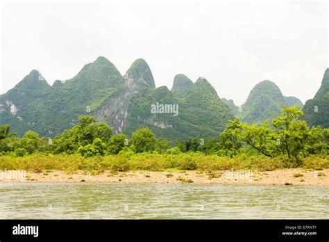 Li river landscape in china Stock Photo - Alamy