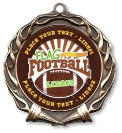 Flag Football Medals | Custom Engraved Awards | Just Award Medals