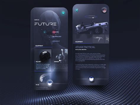 Futuristic UI Design Inspiration & Tips - Wendy Zhou