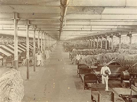 Batching department of Indian Jute Mill photograph in Textiles at Dundee Heritage Trust