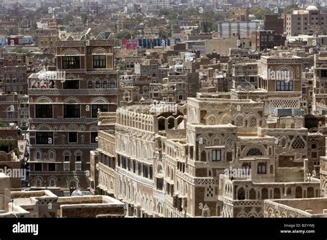 Sanaa the ancient capital city of Yemen Stock Photo - Alamy